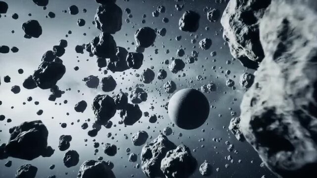 Asteroid field space