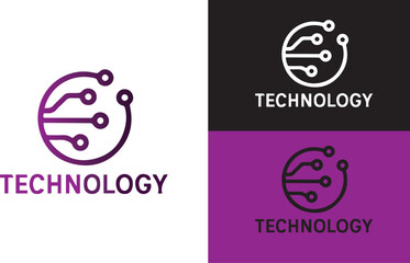 Tech logo Design, Technology, vector logo, tech 