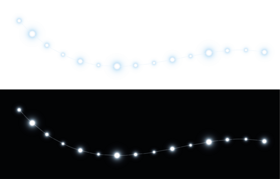 Png overlay featuring glowing light orbs on a transparent background, ideal for creative projects, enhancing designs with ethereal effects and captivating visual appeal