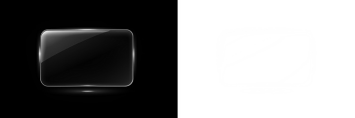 Mock up of a sleek smartphone with a blank screen on a black background, showcasing modern design and technology, ideal for digital marketing and creative projects