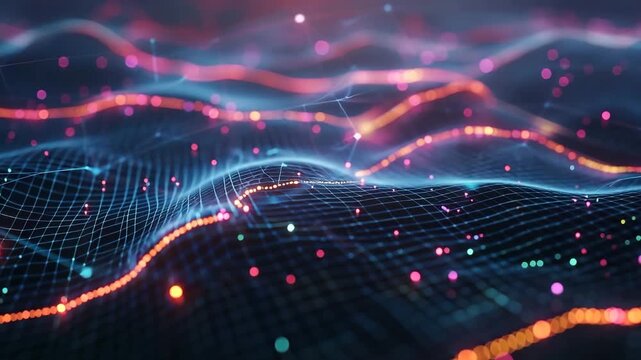 Futuristic representation of cybersecurity, highlighting resilience in digital systems. Challenging digital landscape background. Protection mechanisms defend against risks in an changing cyber world