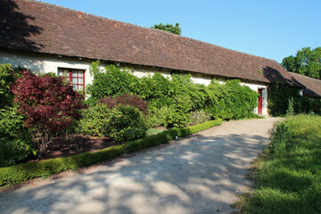 commons (farm) at the chenonceau castle in chenonceaux in france 