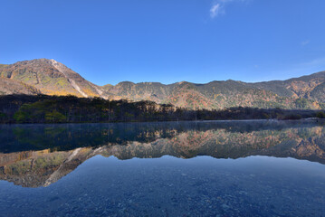 Fototapeta premium Kamikochi is a popular destination for hiking, camping and wildlife watching in the Northern Japan Alps