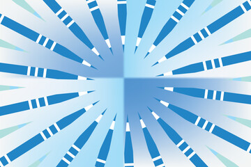 Colorful concentration line, effect line background, vector illustration