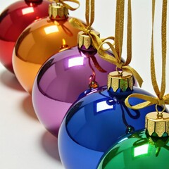 Vibrant Ornaments: A Dazzling Holiday Display