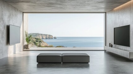 Coastal modern living room