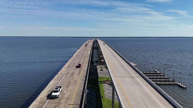 Aerial Drone Footage of Pilcher Park, Santa Rosa Beach, Florida