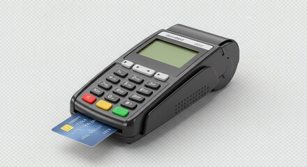 Payment terminal with credit card
