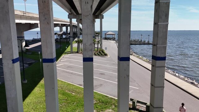 Aerial Drone Footage of Pilcher Park, Santa Rosa Beach, Florida