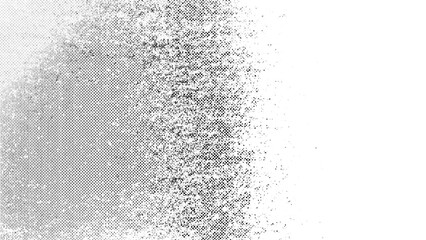 Abstract duotone background . Halftone texture . Synthwave gradient pattern design element .