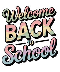 Obraz premium Back to School Printable T Shirt Design