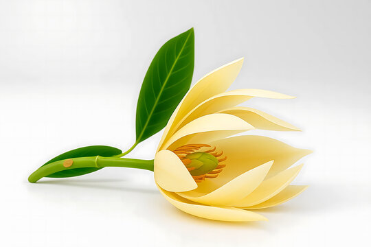 Champee Thai Flowers on white backgrounds  