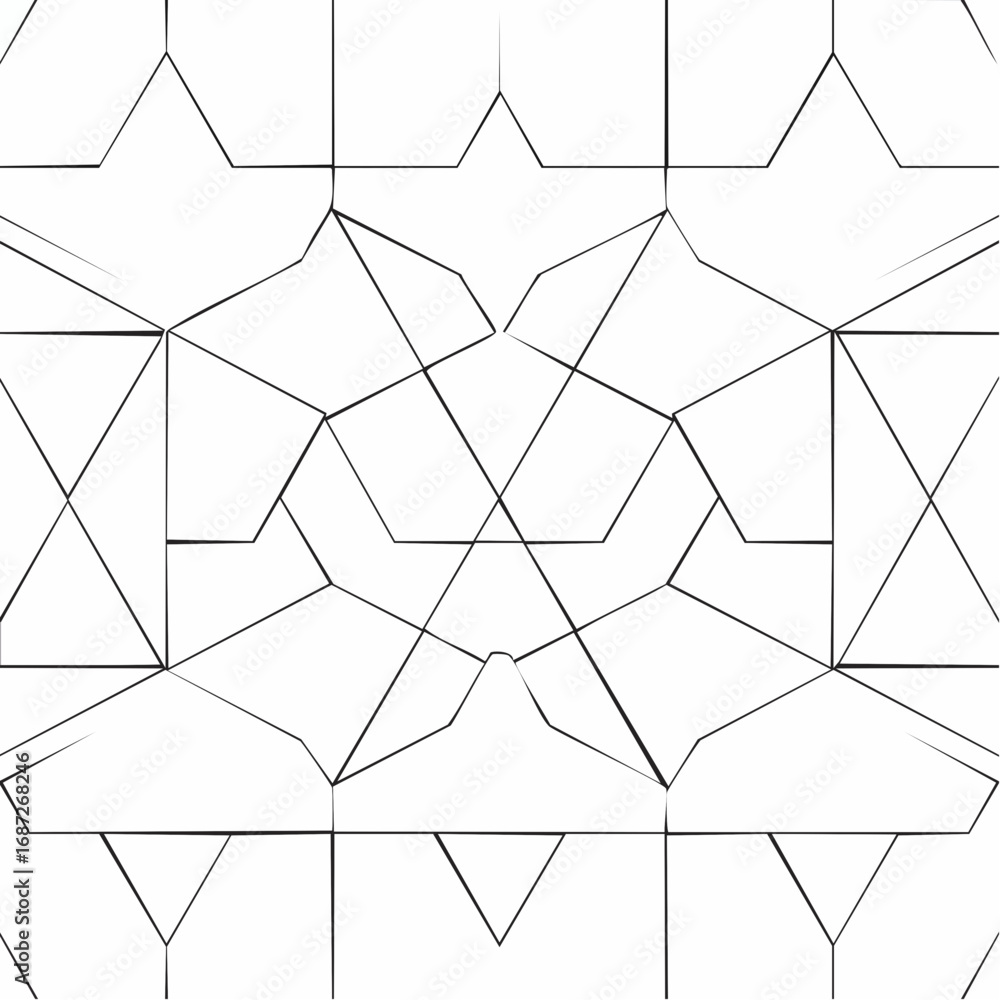 Poster abstract pattern template 2