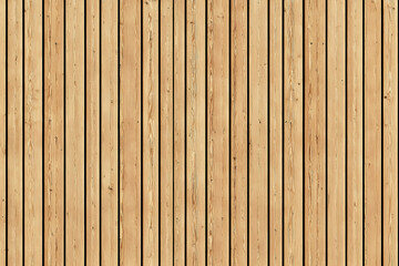 Obraz premium Detailed light brown wooden planks arranged vertically, creating a textured backdrop