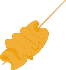 Illustration of a Fish Cake