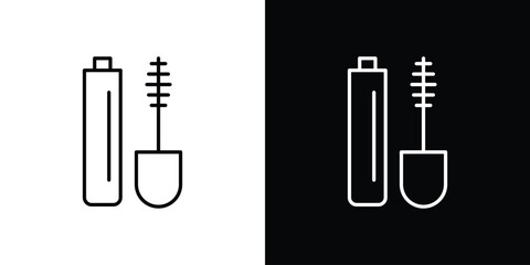 Mascara icon design elements pack. Vector symbols for UI Designs