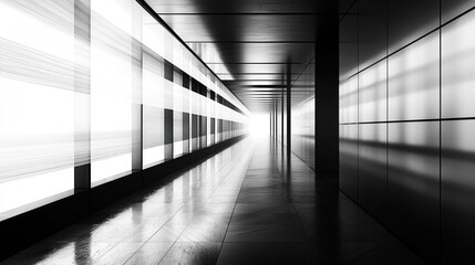 Modern hallway interior