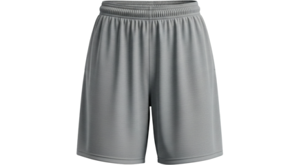 Gray Athletic Shorts Mockup Sport Apparel Template