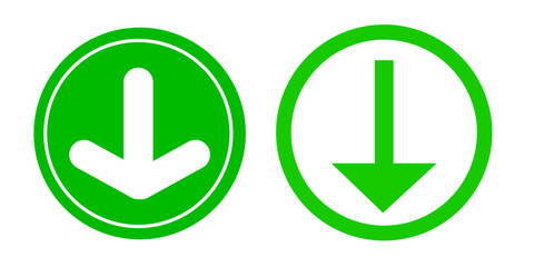 Download icon. The download symbol is green.