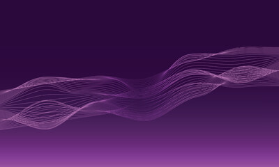 Title (Background):
"Purple Wave Lines Flow"

Description:
A modern abstract background with flowing wave-like lines in soft purple tones against a deep gradient backdrop.