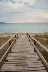 Alcudia beach called playa de Muro