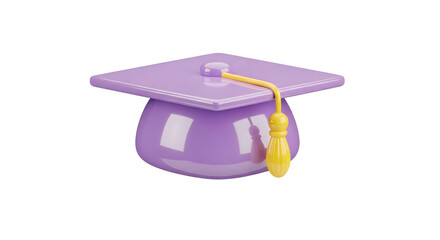Purple Graduation Cap