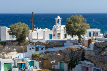 fotografie aeree dell' isola di milos in grecia