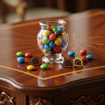 colorful chocolate candies