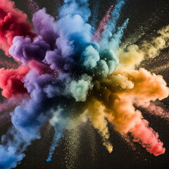 Epic Colorful Smoke Explosion