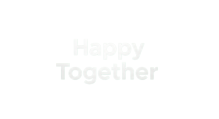 Uplifting message of 'Happy Together' to evoke feelings of love, friendship, and belonging for heartwarming designs and social media content creation