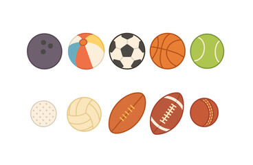 Sports solid icon set for soccer, basketball, tennis, and more
