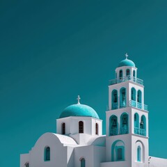Iconic Church in Santorini, Greece