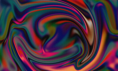 Vibrant Abstract Swirl - Colorful Fluid Art Background Design