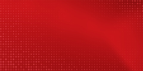 Red diagonal geometric shape with halftone. Modern fiber textured vector eps 10