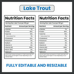 Lake Trout Fishing Fish Vector Clipart