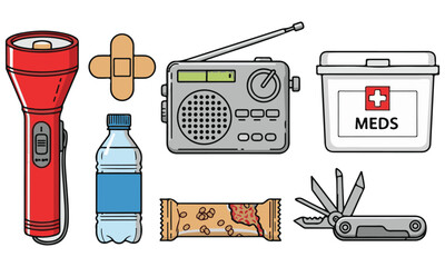 Essential Emergency Preparedness Items Collection