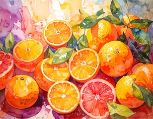 Vibrant oranges and grapefruit
