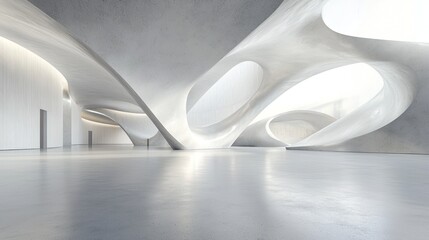 Modern architectural interior