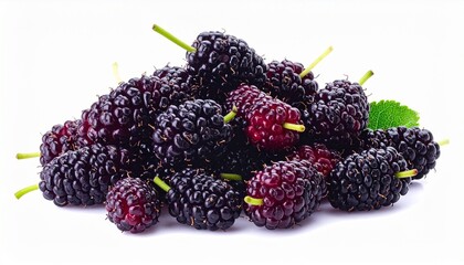 blackberry on a white background