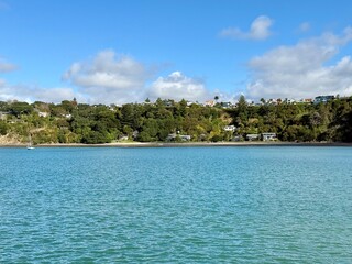 View of city of Auckland from the water