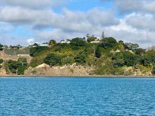 View of city of Auckland from the water