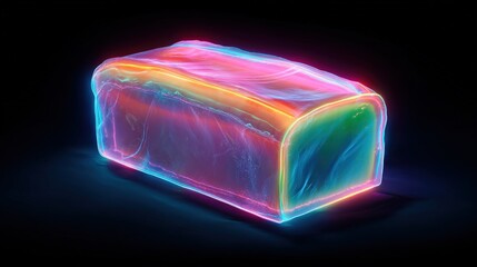 Abstract Neon Bread - Colorful and Eye-Catching