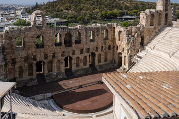 Odeon of Herodes Atticus on the Acropolis of Athens, Greece