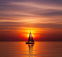 Fototapeta premium Twilight Ship