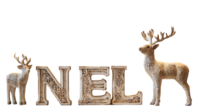 deer on a white background