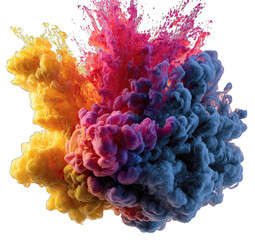Vibrant ink explosion