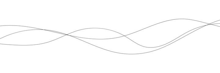 Abstract white smooth element swoosh speed wave modern stream transparent background. Abstract wave line for banner, template, wallpaper background with wave design. Vector EPS 10