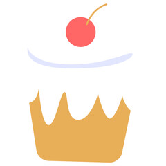 Christmas cake vector