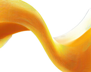 Abstract swirling orange liquid