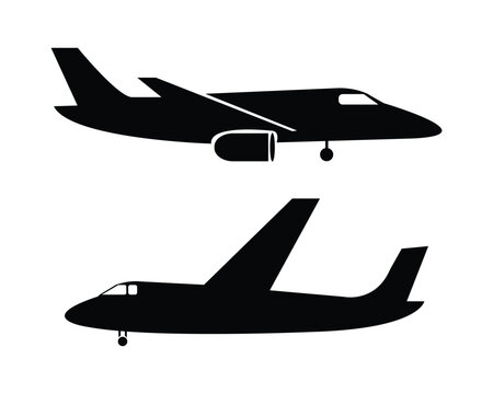 Simple airplane logo design for travel and airline branding